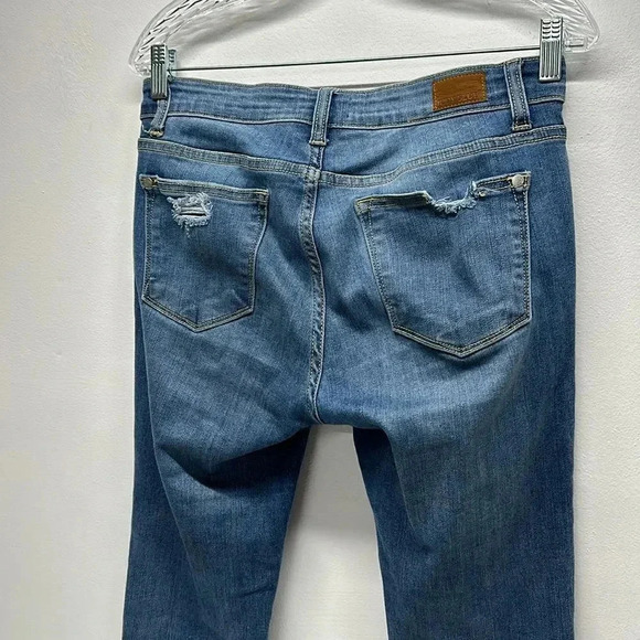 Judy Blue Skinny Denim Jeans Jean High Rise Distressed Ripped Boyfriend 9 / 29 - Picture 6 of 11